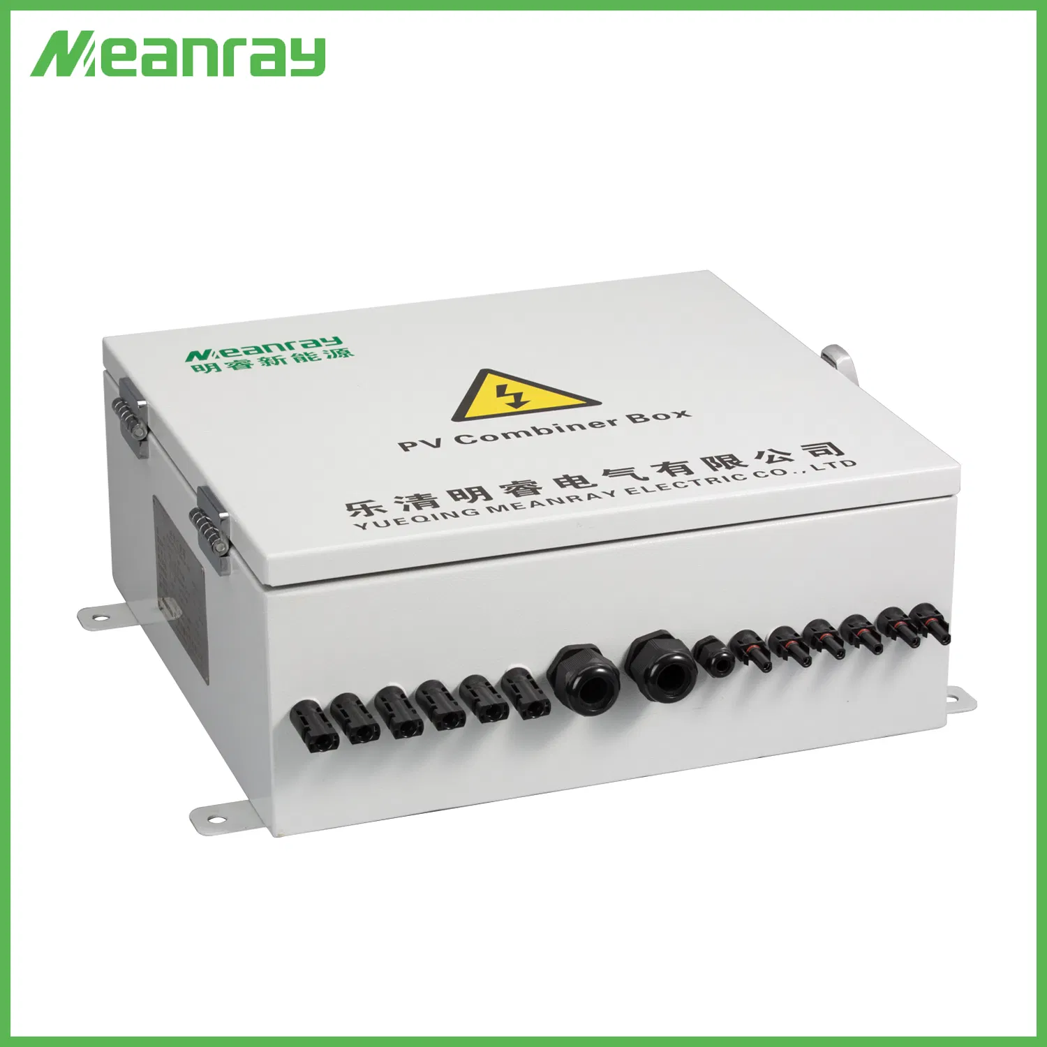 Solar System DC PV Combiner Box 6 Strings Input 1 Output IP65 Ccombiner Box with SPD and Fuse