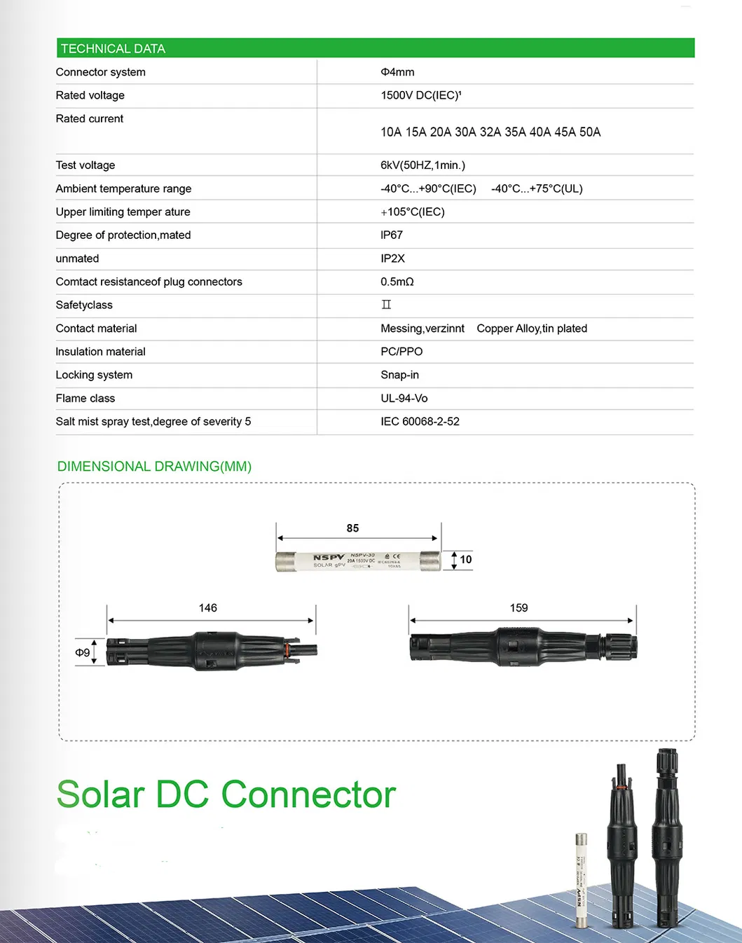 Solar Mc4 Energy System Connector 5