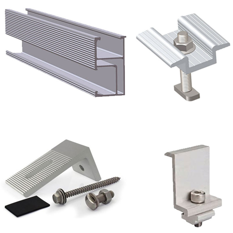 6005 Aluminum Solar Mounting System Rail Manufacturers