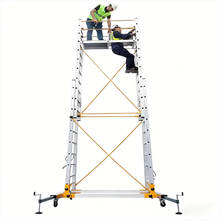 230kg Capacity Lifting Rope Suspended Working Lift Aerial Tower Ladder Lifting Platform