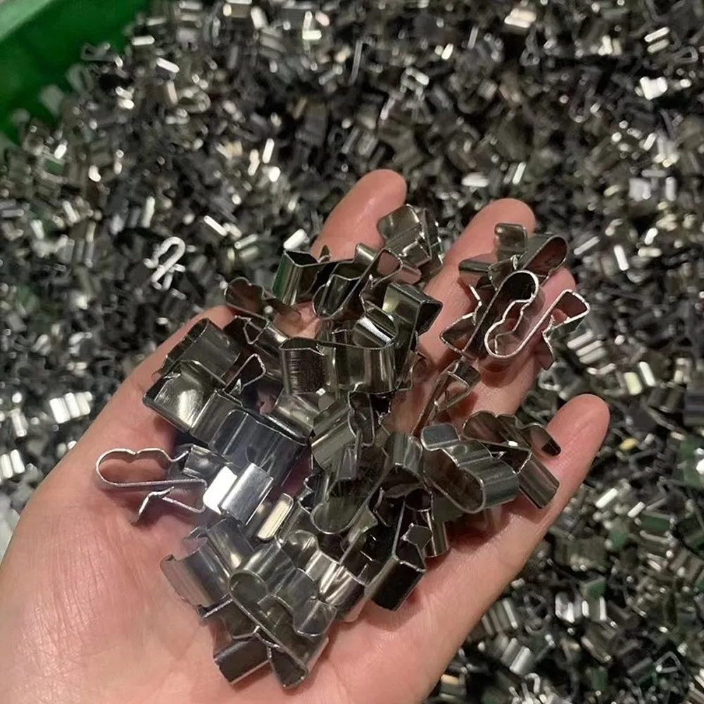 304 Stainless Steel Ground Mounts 2 Wire Solar Cable Clip