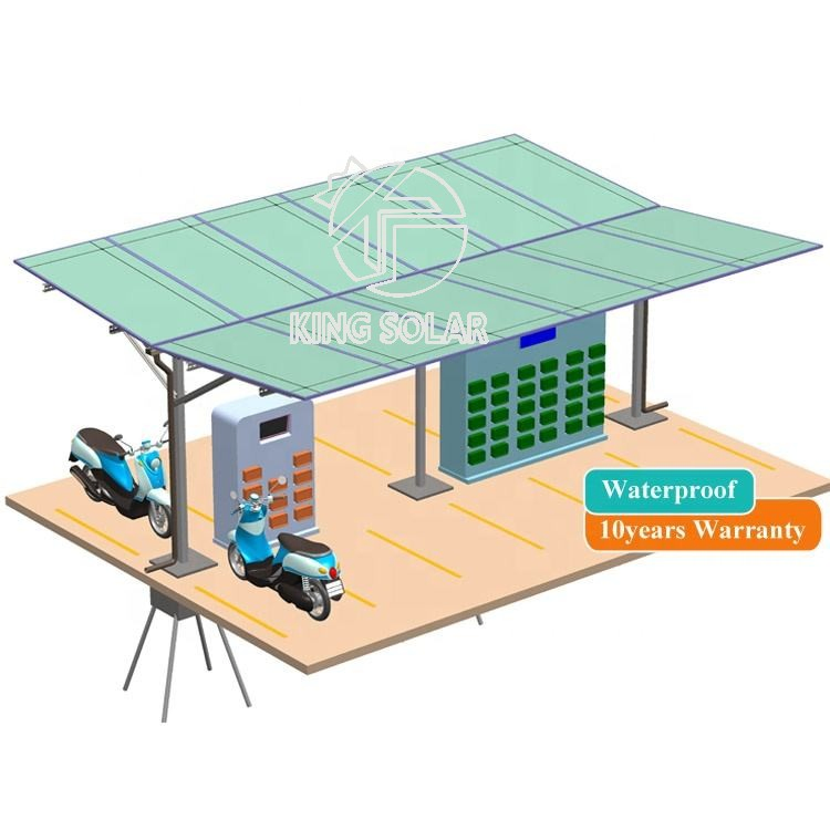 Open Design Steel Solar Carport Mounting Structure