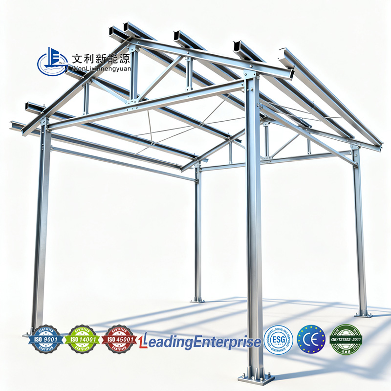 Modular Solar Structure for Carports and Various Shelters