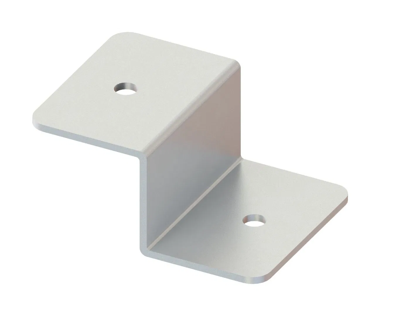 Aluminum Solar Mounting Z Brackets Roof Solar Panel Bracket 4PCS for RV or Yacht Black Solar Panel Mounting Kits