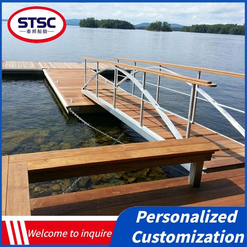 China CCS Marina Floating Bridge Dock System - Sturdy Modular Platform Equipped with Durable Aluminum Alloy Floating Boxes, Ideal for Marina Projects