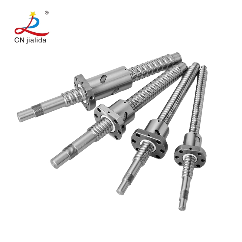 Ballscrew Assembly Linear Motion Manufacturer C5 C7 Precision Rolled Ground Ball Screw (4mm-100mm) with Nut Tbi Size Miniature/Big Lead for CNC Router