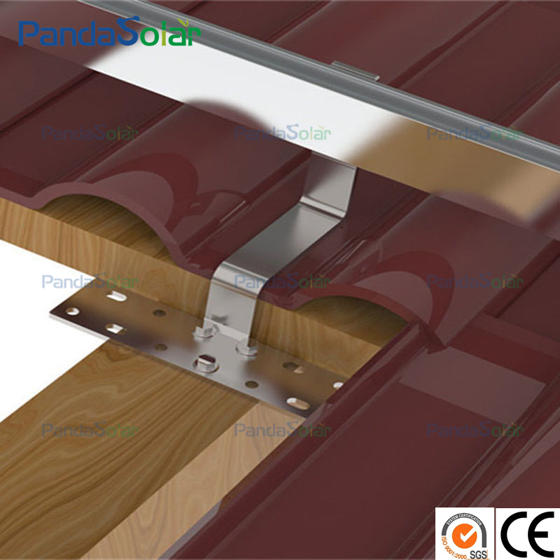 Hot Sale Solar Adjustable Tile Roof Hooks for Solar Panel Mounting