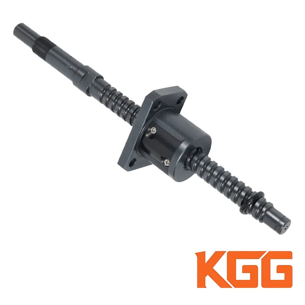 Kgg Precision Ground 6mm Thread Ball Screw for Nc Machine Tools (GG Series, Lead: 2mm, Shaft: 6mm)