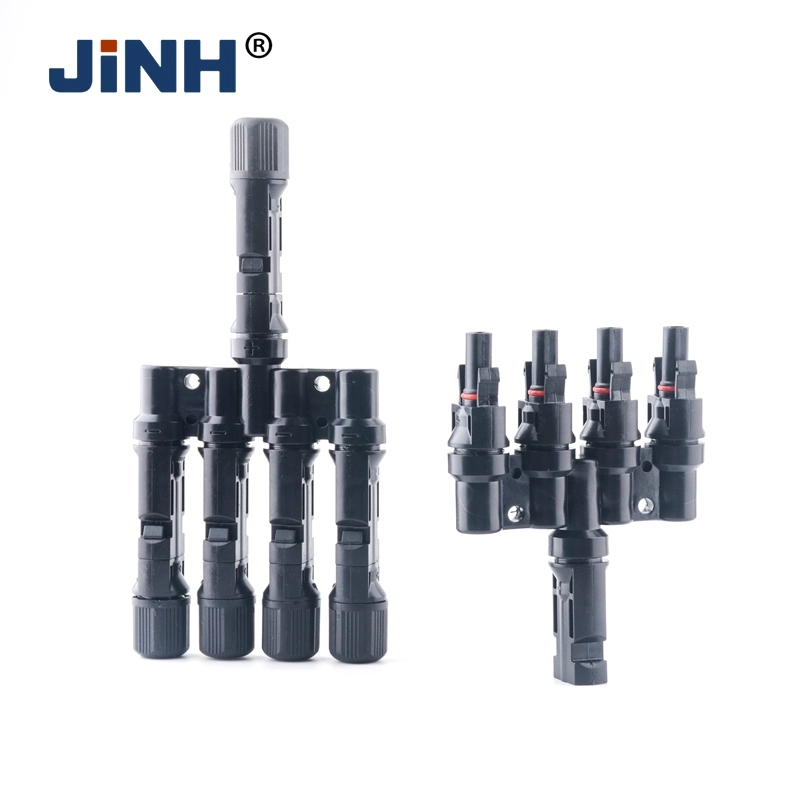 Solar Panel Mc4 Connector T Branch PV Connectors 4 to 1 Waterproof