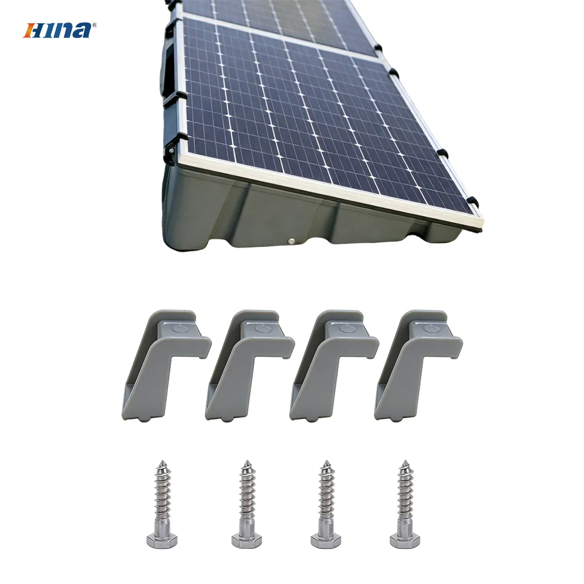Plastic Bracket Ballasted Solar Flat Roof Mounting System