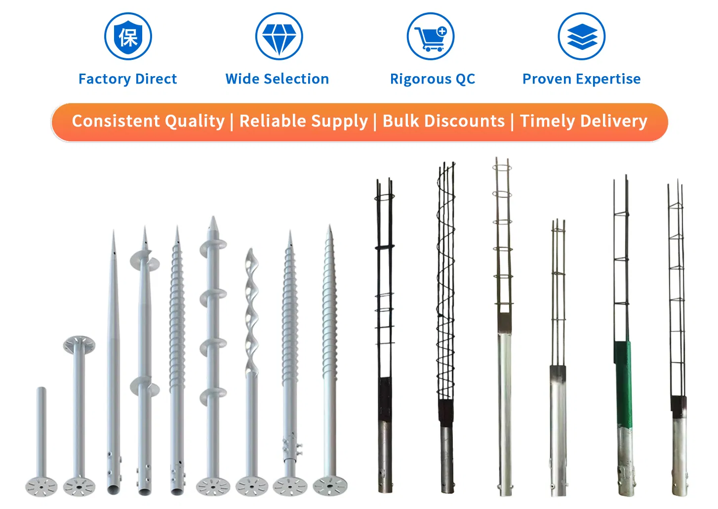 Solar Ground Screw Pile