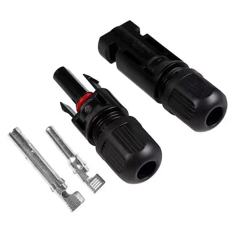 AC/DC 1000V 30A Flame Retardant UV Resistant Quick Locking Male Female Plug Mc4 T/Y Type PV/Photovoltaic System/Solar Panel Cable/Connector