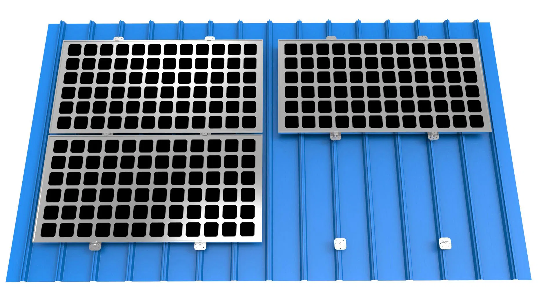 Solar Roof Mounting Bracket Aluminium Mini Rail for Roof Solar System Cheap Durable