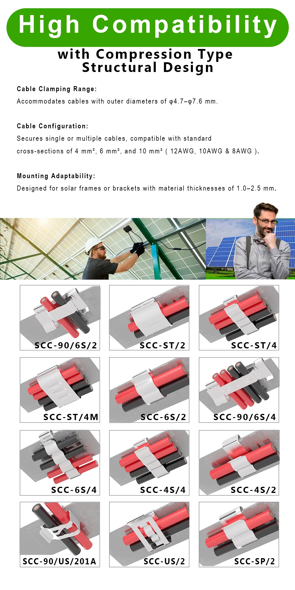 Solar PV Cable Clips