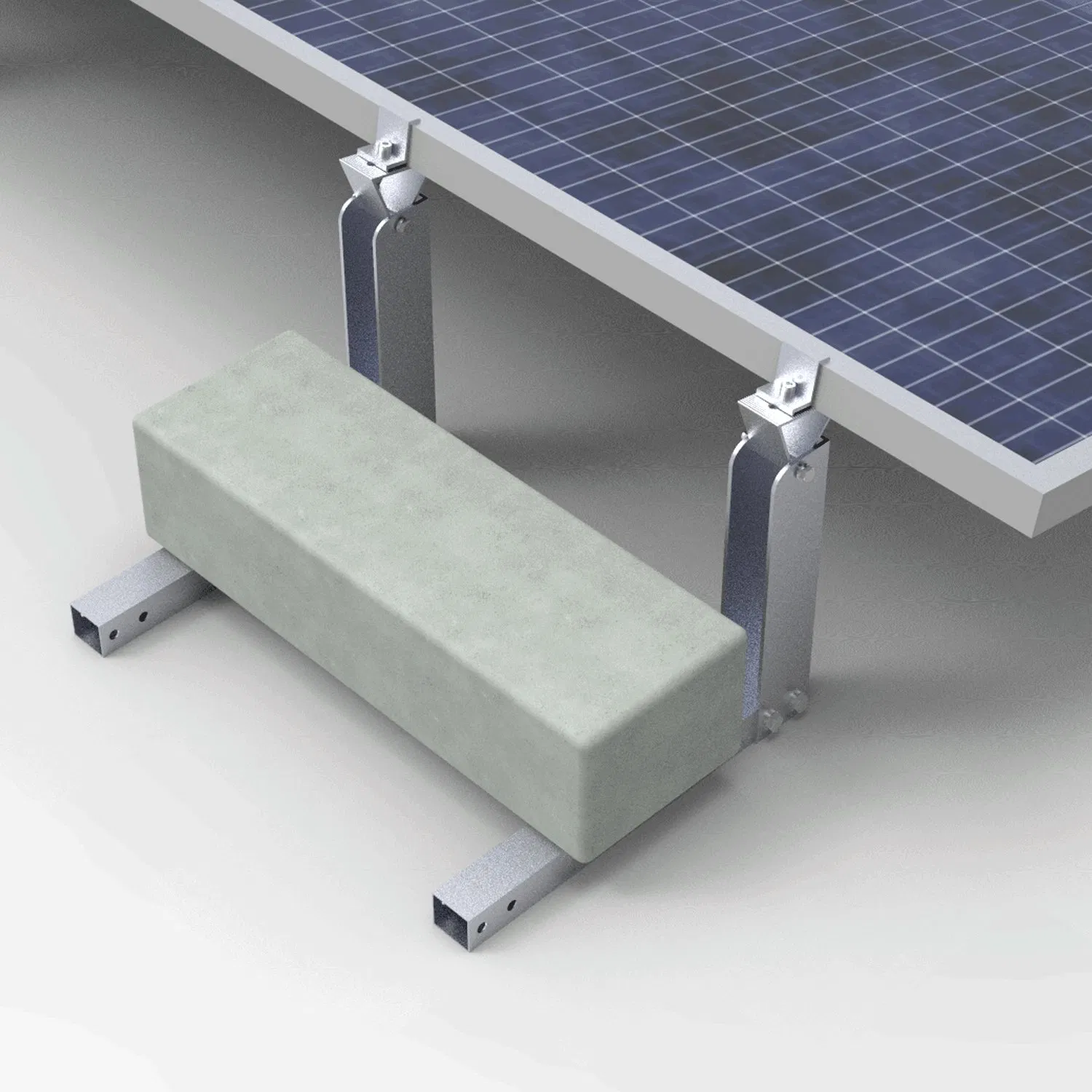 PV Mounting Structure Solar Panel Ballasted Photovoltaic Mounting System