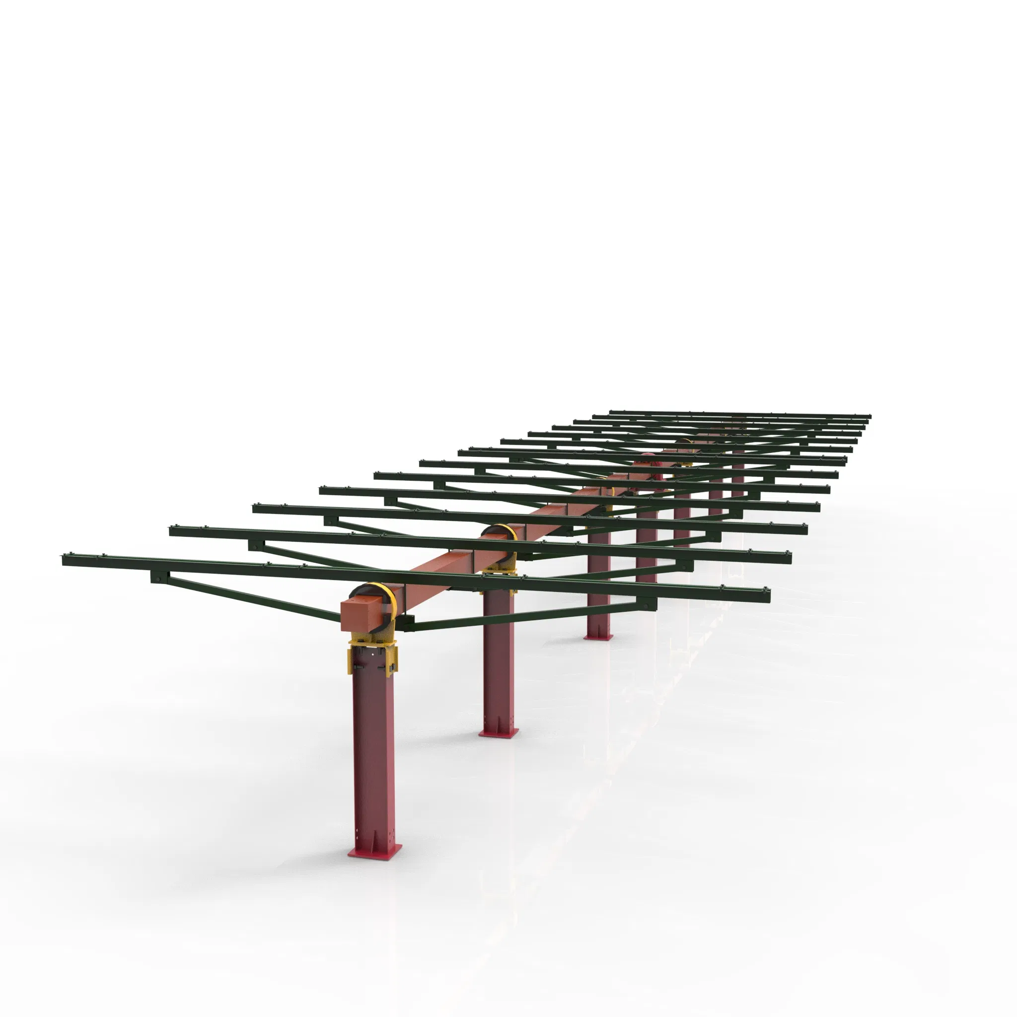 High Energy Output High Precision Single Axis Solar Tracker Bracket