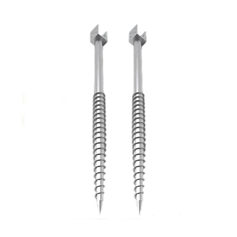 Ultra-High-Strength Solar Ground Screw Pile Hot-DIP Galvanized Steel Large-Scale PV Plant Foundation System