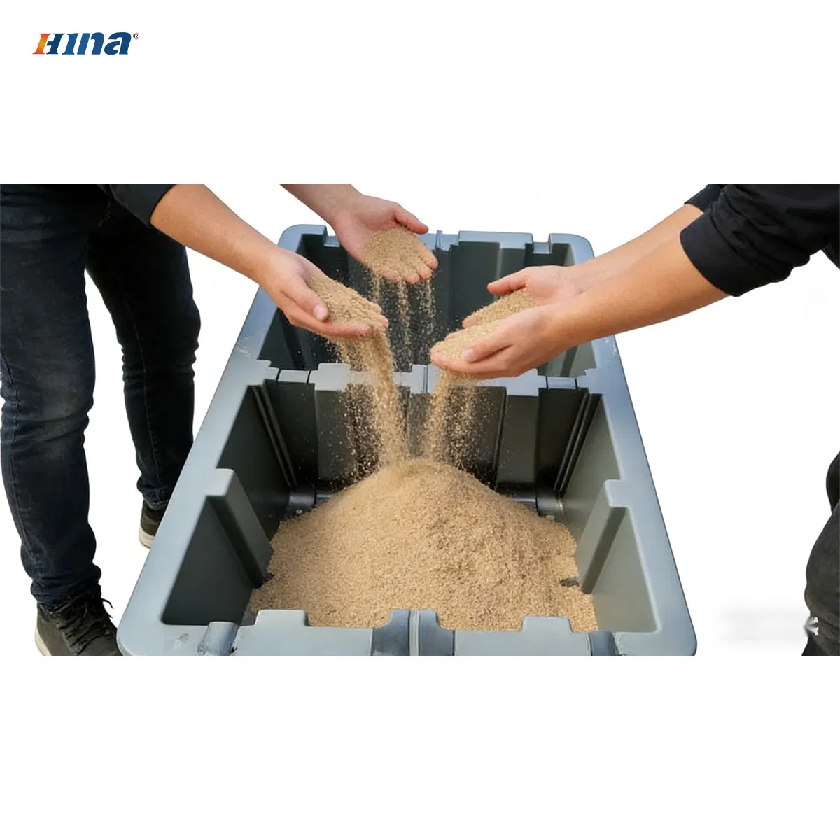 Plastic Bracket Ballasted Solar Flat Roof Mounting System