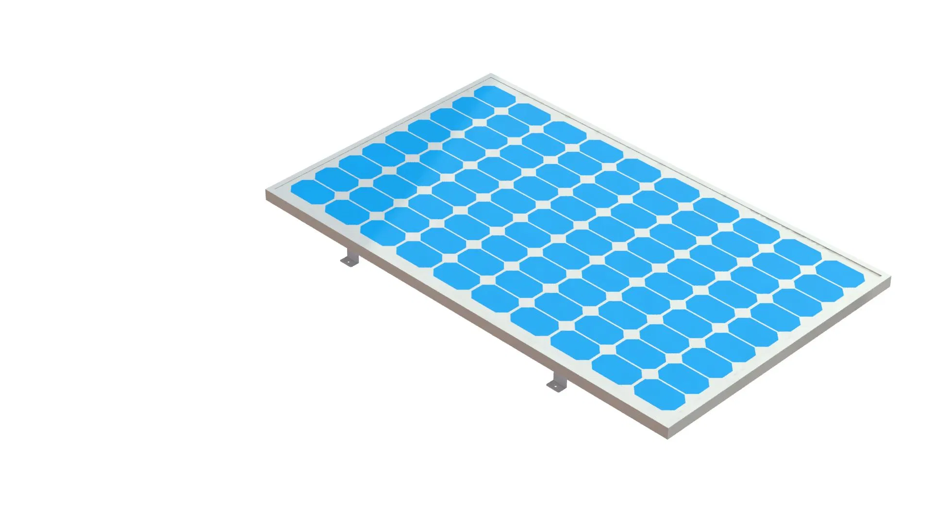 Aluminum Solar Mounting Z Brackets Roof Solar Panel Bracket 4PCS for RV or Yacht Black Solar Panel Mounting Kits