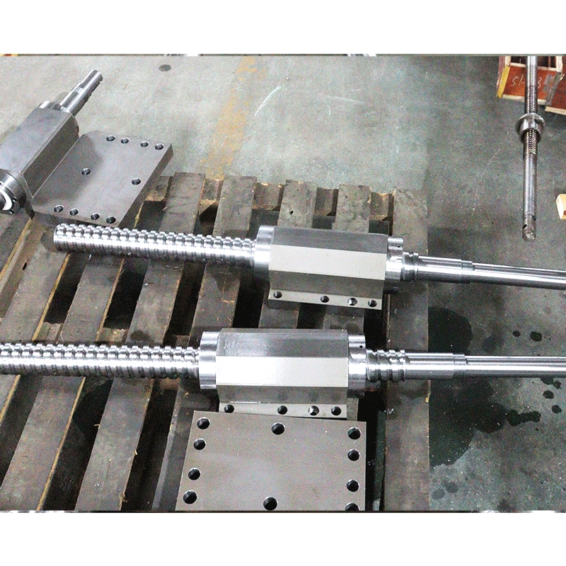 Precision Ball Screw Lead Screw Nuts 6320-C3-935mm Long Round Ballscrew Non-Standard Precision Ground Rolled Ball Screw for CNC Machine