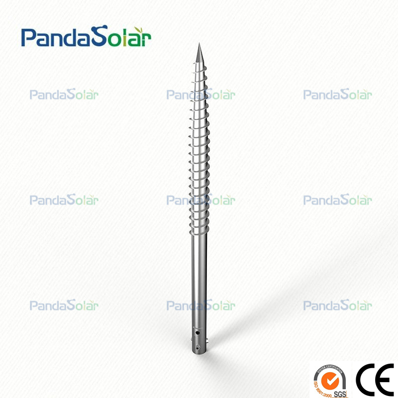 1000.1200.1600.1800.2000mm Optional Specifications Solar Foundation Mounts Anchor Ground Screw Hot DIP Galvanized Steel Solar Ground Screw Pile