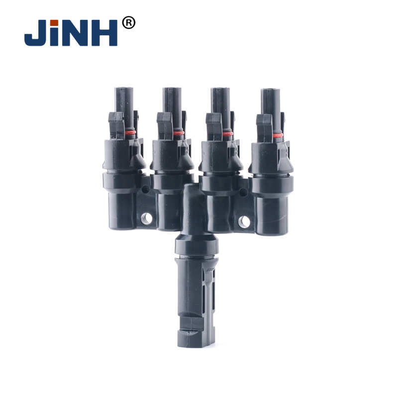 Solar Panel Mc4 Connector T Branch PV Connectors 4 to 1 Waterproof