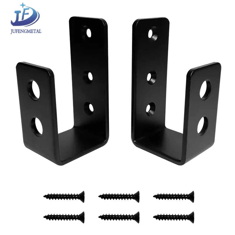 Manufacturer Customized Aluminum U Bracket with Stainless Steel Zinc-Plated Wall Mount Bracket