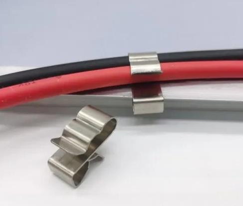 304 Stainless Steel Wire Cable Clip for Solar Panel Mounting Structure
