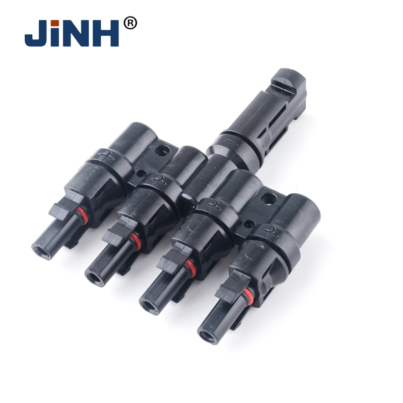 Solar Panel Mc4 Connector T Branch PV Connectors 4 to 1 Waterproof