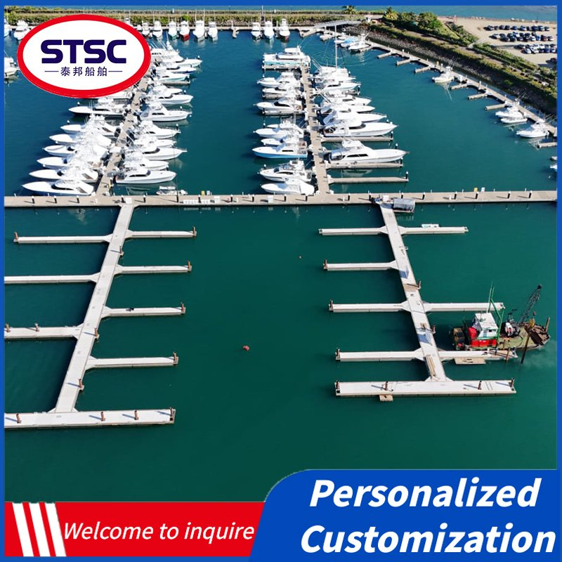 China CCS Marina Floating Bridge Dock System - Sturdy Modular Platform Equipped with Durable Aluminum Alloy Floating Boxes, Ideal for Marina Projects
