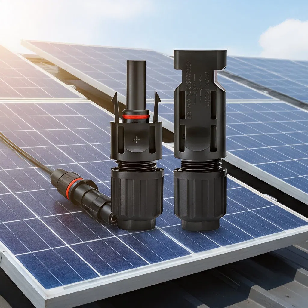 Shijee IP67 Mc4 Terminal DC/AC 1000V Waterproof Mc4 PV Solar Power Cable Connector Solar Panel Connector