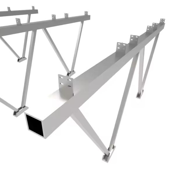 Solar Carport Structures Solar Carport Carbon Steel Single Pole Solar Carport Supplier