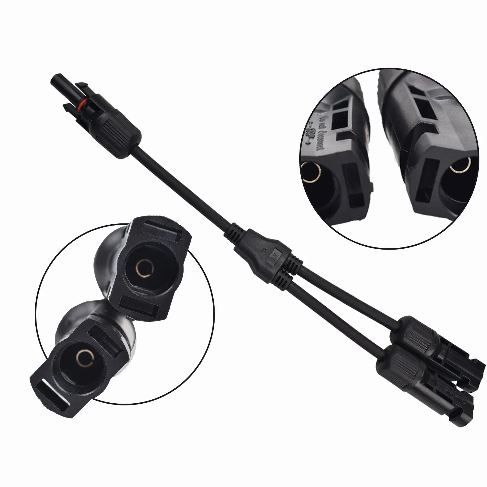 IP67 Waterproof 1000V Connection 2 in 1 Y Branch Y2 DC PV Mc4 Solar Energy Cable Wire Power Connector for Solar System