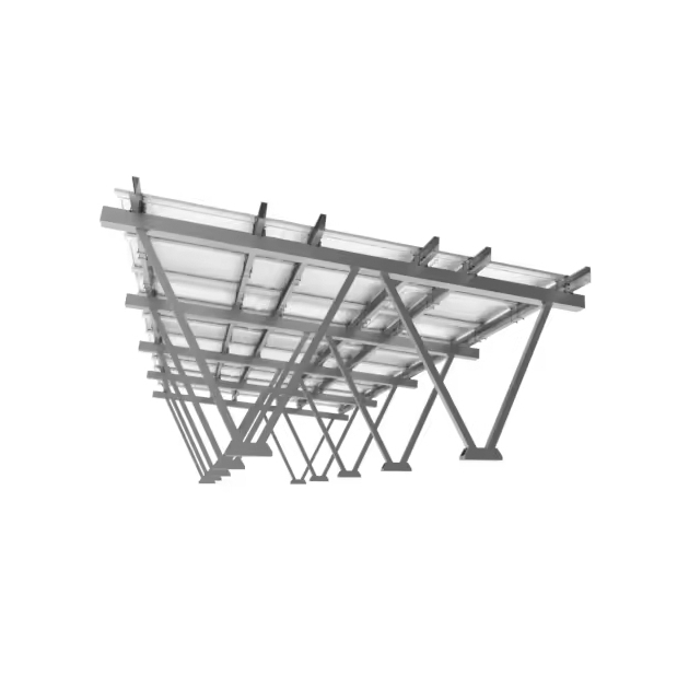 Solar Carport Structures Solar Carport Carbon Steel Single Pole Solar Carport Supplier
