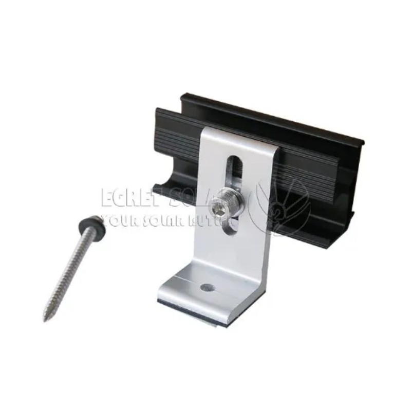 Egret Solar Factory Supply Solar Mounting System Panel Roof Structure Aluminum Rail