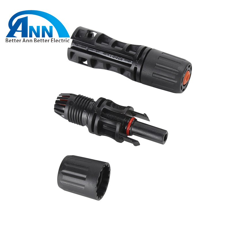 Mc 4 Photovoltaic Connector Solar Photovoltaic Panel Assembly TUV Male Female Plug PV Connector