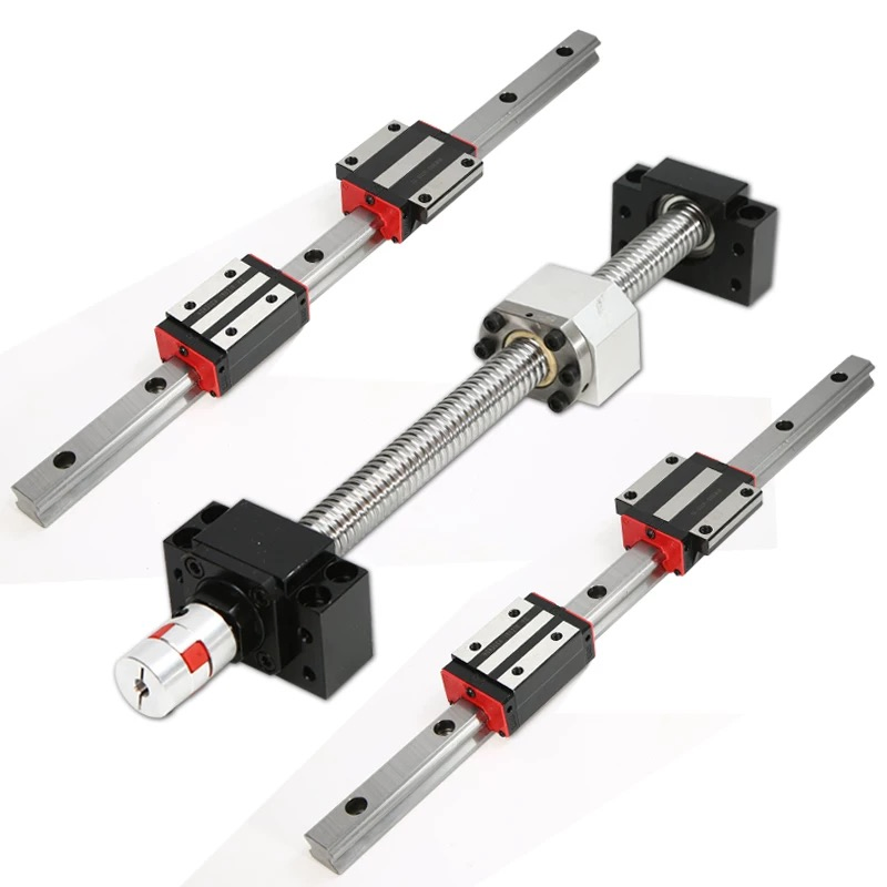 Factory CNC Lead Screw Rotating Nut C7 Precision Ground Ballscrew Sfu Sfnu Dfu Sfs Sfy Sfe Sfi 1204 1605 2505 Rolled Miniature Ball Screw with End Machined