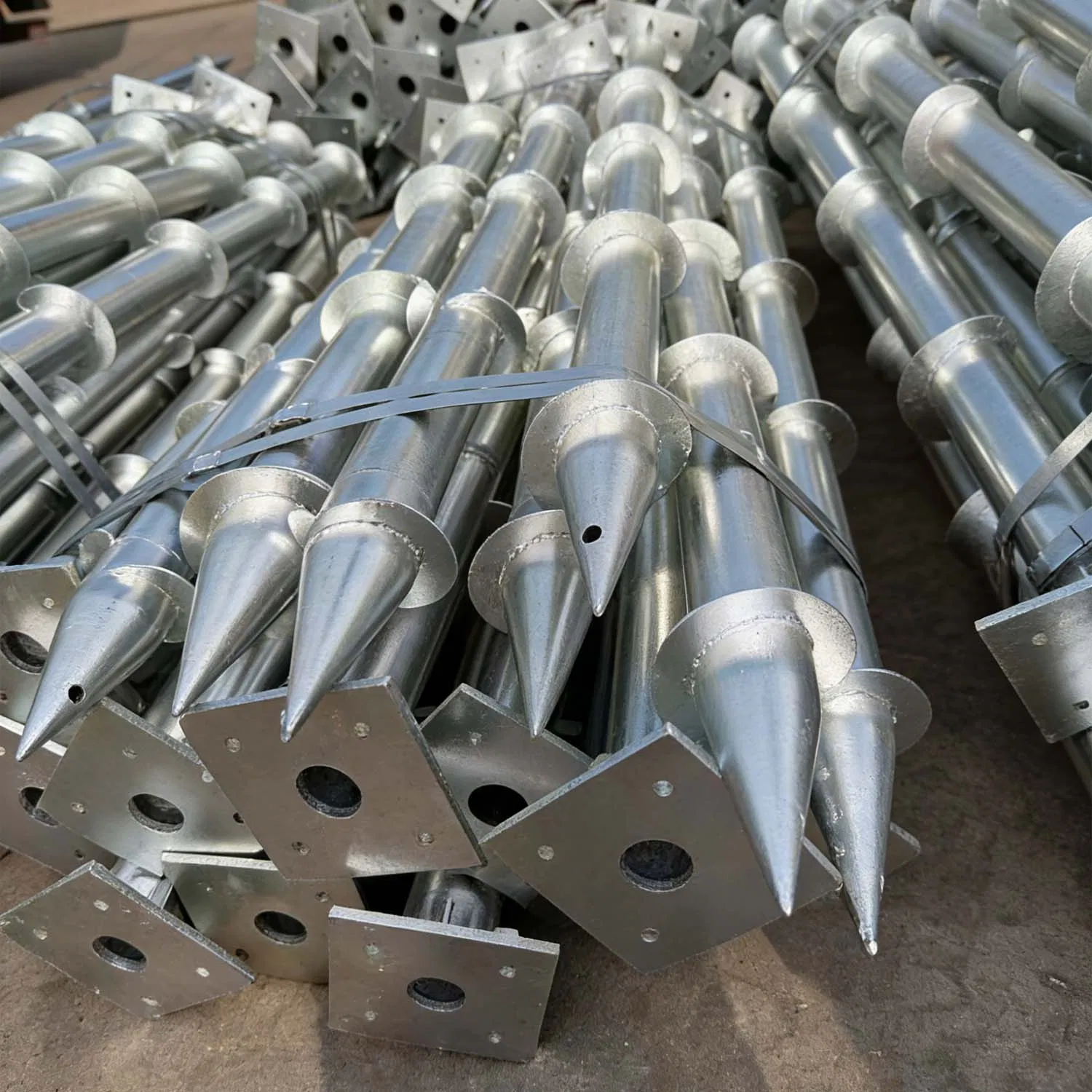 Solar Construction Deck Fencing Tent Signage Greenhouse Retaining Wall Steel Ground Screw