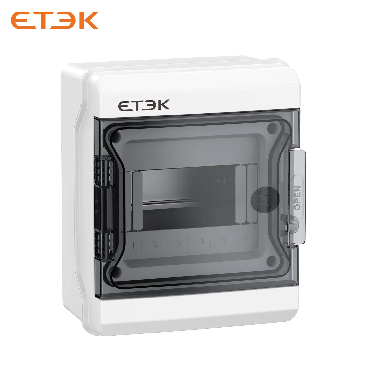ETEK 6-Modules IP65 Plastic Box EKDB10-6T Distribution Box PV Combiner Box