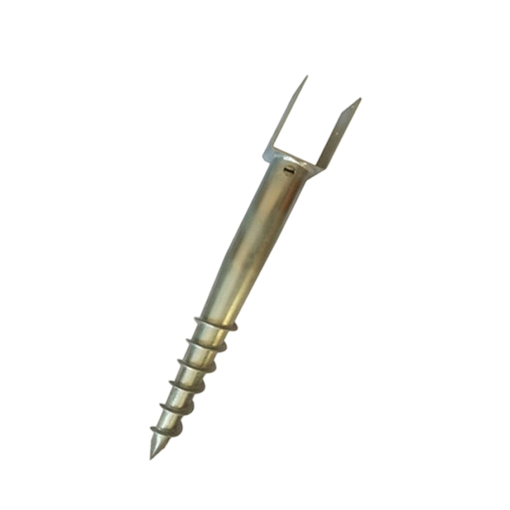 Ultra-High-Strength Solar Ground Screw Pile Hot-DIP Galvanized Steel Large-Scale PV Plant Foundation System