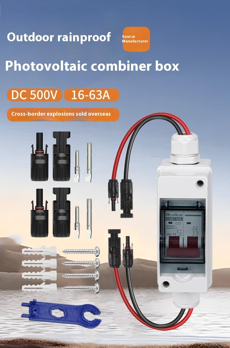 Copper Material Mc4 Solar Connector 1p Adaptor DC Connector for PV Cable