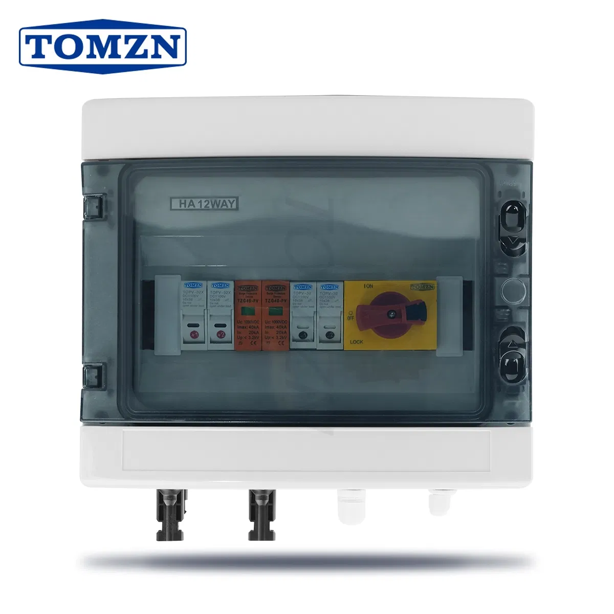 Tomzn Solar Photovoltaic PV Combiner Box 2 Input 1 out 12ways