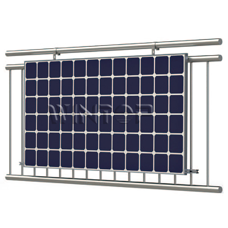 Railing Simple Solar Panel Bracket with Hook