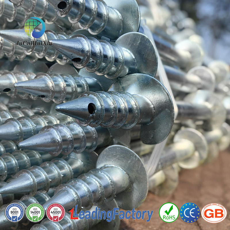 Jchx ISO Certification Galvanizing by Dipping Grounding Screws