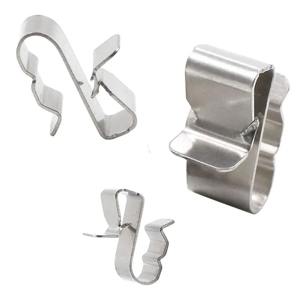 Custom Stainless Steel Stamping Clips PV Wire Solar Panel Cable Clip