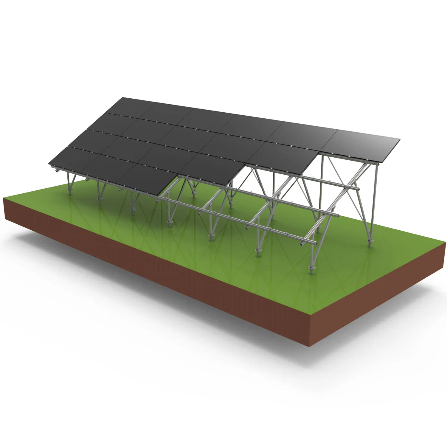 New Design Ground Screw Solar Mounting Photovoltaic Bracket Structure System