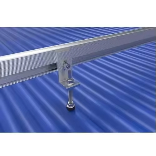 Heavy-Duty Solar Panel Mounting Rail with Extruded Aluminum Design