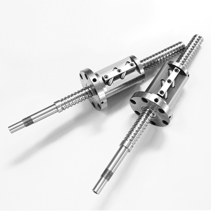 China Factory High Precision C3 C5 C7 Ground Rolled Right Left Hand Thread Big/Miniature Lead Steel Linear Motion Ball Screw with Nut for CNC Milling Machine