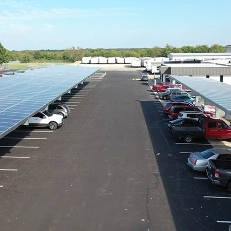 Innovative Solar Carport Shed Structure for Eco-Friendly Parking