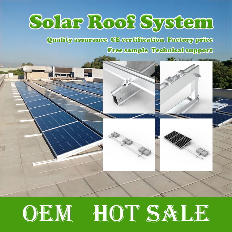 Wholesale Adjustable Smart Easy Installation Solar Ballasted Mounting System for Flat Roof